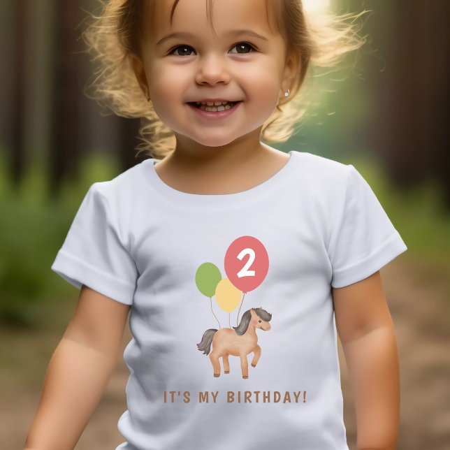 Camiseta De Bebé Cumpleaños de edad personalizada con globos de col (Subido por el creador)