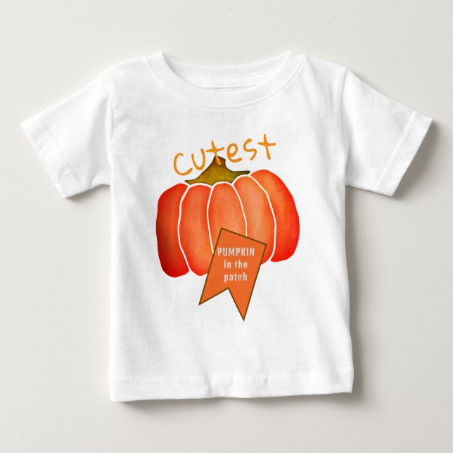 Camiseta De Bebé Cumpleaños de la Calabaza más Cuesta (Anverso)