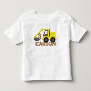 Camiseta De Bebé Cumpleaños de la Construcción de Excavator