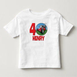 Camiseta De Bebé Cumpleaños de la Cortadora de Césped