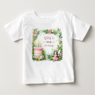 Camiseta De Bebé Cumpleaños de la lechería Pastel Verde -