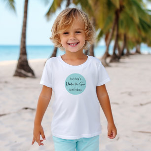 Camiseta De Bebé Cumpleaños De La Sirenita Bajo El Mar