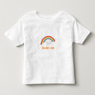 Camiseta De Bebé Cumpleaños de las nubes arcoiris