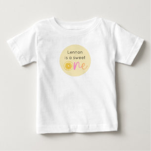 Camiseta De Bebé Cumpleaños de Limón Dulce