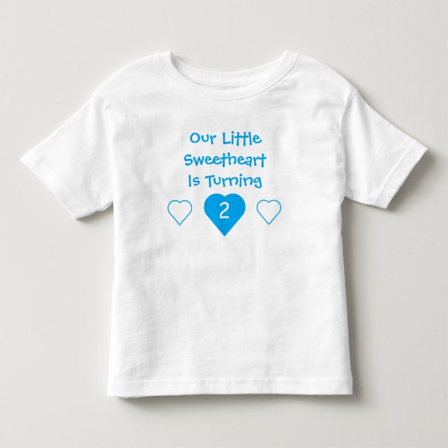 Camiseta De Bebé Cumpleaños de Little Squerido (Anverso)