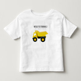 Camiseta De Bebé Cumpleaños de los camiones de construcción