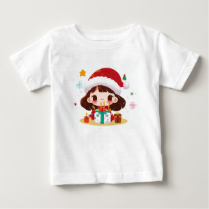 Camiseta De Bebé Cumpleaños de Navidad 2