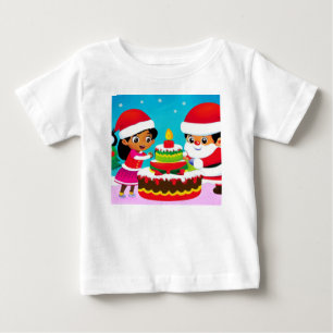 Camiseta De Bebé Cumpleaños de Navidad 3