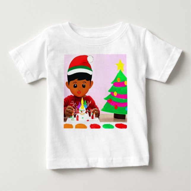 Camiseta De Bebé Cumpleaños de Navidad 4 (Anverso)