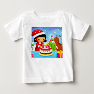 Camiseta De Bebé Cumpleaños de Navidad 7