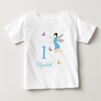 Camiseta De Bebé Cumpleaños de niña hada por primera vez