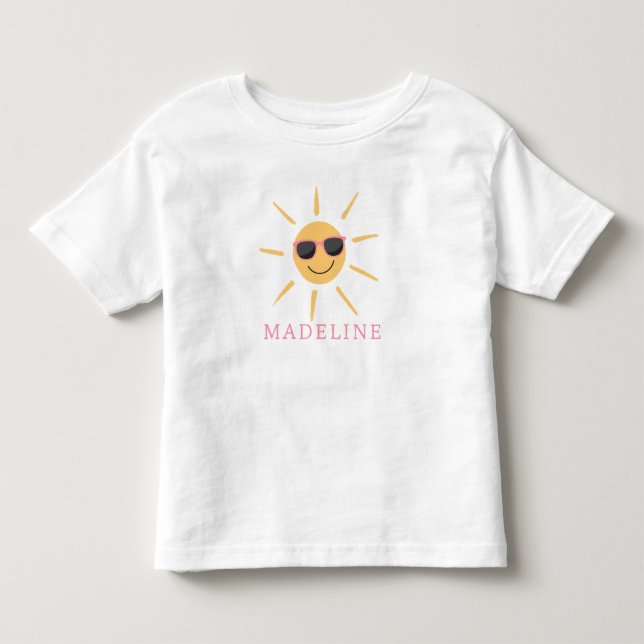 Camiseta De Bebé Cumpleaños de niñas lindas en verano 2 (Anverso)