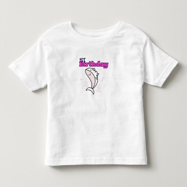 Camiseta De Bebé Cumpleaños de niños de 1 año (Anverso)