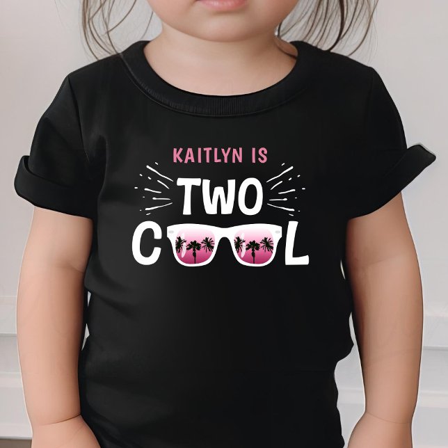 Camiseta De Bebé Cumpleaños de Two Cool Girls 2º (Subido por el creador)