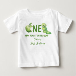 Camiseta De Bebé Cumpleaños de una oruga muy hambrienta