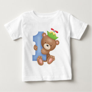Camiseta De Bebé Cumpleaños del bebé 1 año - peluche