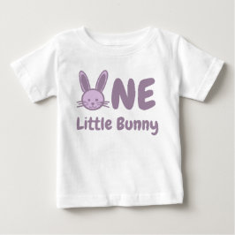 Camiseta De Bebé Cumpleaños del conejito 1