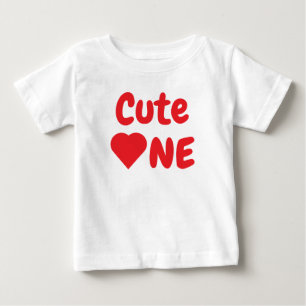 Camiseta De Bebé Cumpleaños del Cute One 1