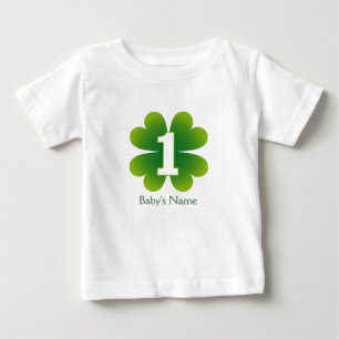Camiseta De Bebé Cumpleaños del día del St. Patricks 1r