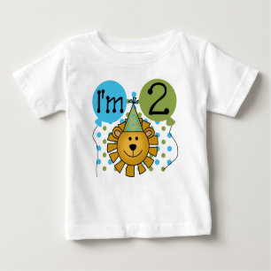 Camiseta De Bebé Cumpleaños del león