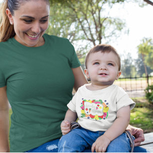 Camiseta De Bebé Cumpleaños del mercado de agricultores de crecimie