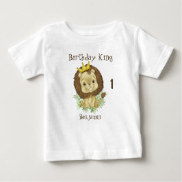 Camiseta De Bebé Cumpleaños del Rey León Bebé Agua Cute