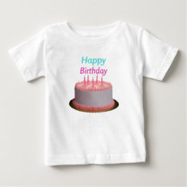 Camiseta De Bebé cumpleaños feliz