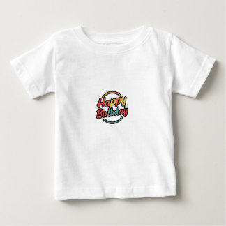Camiseta De Bebé cumpleaños feliz