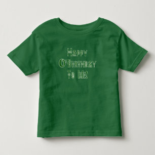 Camiseta De Bebé Cumpleaños feliz del día del St Patricks a mí