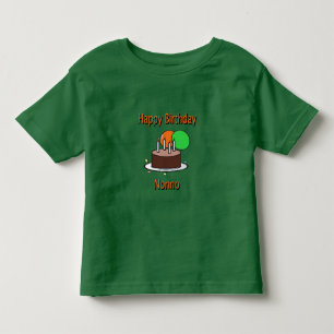 Camiseta De Bebé Cumpleaños italiano Desi del abuelo de Nonno del