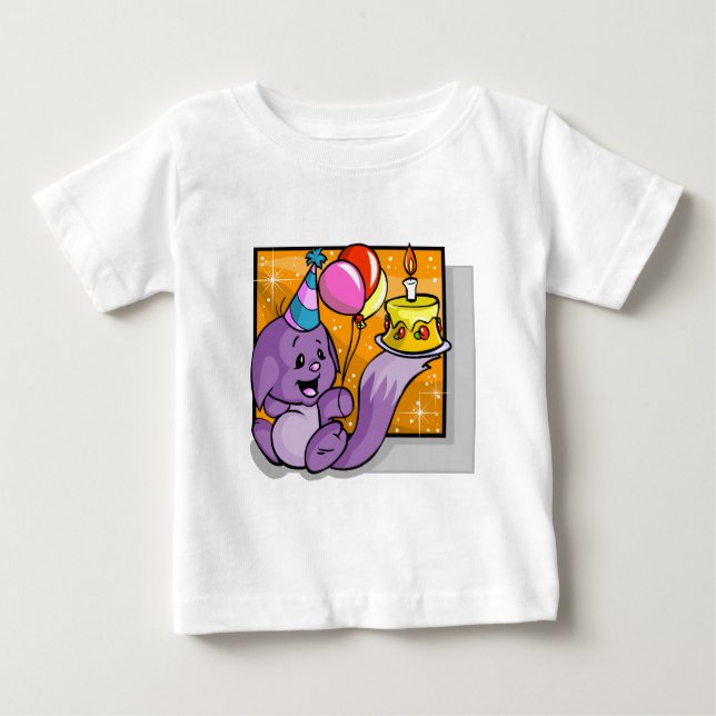 Camiseta De Bebé Cumpleaños Kacheek (Anverso)