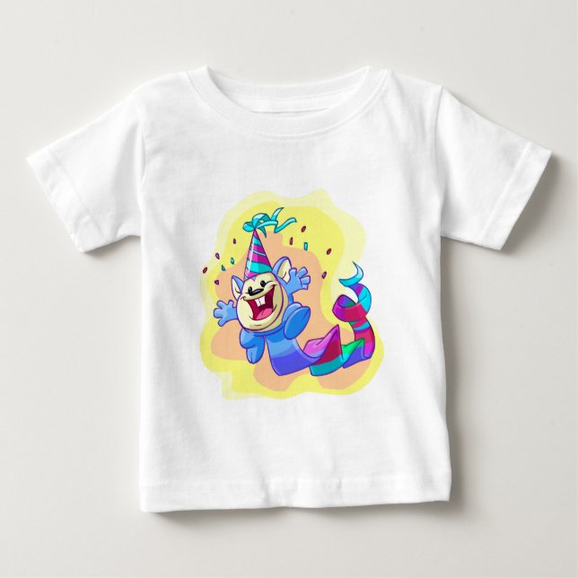 Camiseta De Bebé Cumpleaños Meerca (Anverso)