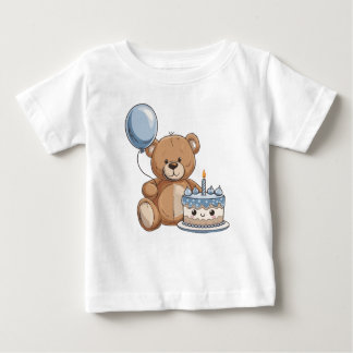 Camiseta De Bebé Cumpleaños Minimalista