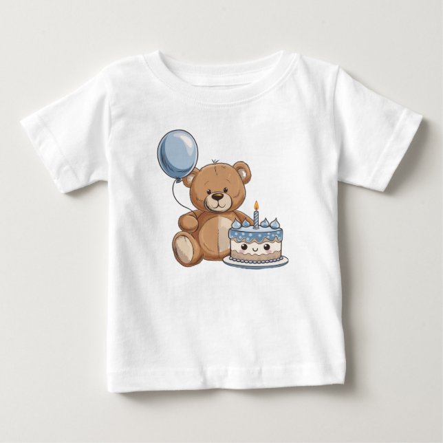 Camiseta De Bebé Cumpleaños mínimo 1er (Anverso)