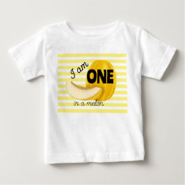 Camiseta De Bebé Cumpleaños número uno de One in a Melon