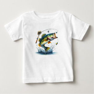 Camiseta De Bebé Cumpleaños O-Fish-Ally Dos Pesca 2