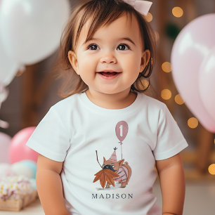 Camiseta De Bebé Cumpleaños Paw-ty cachorro perro Pug Edad Personal