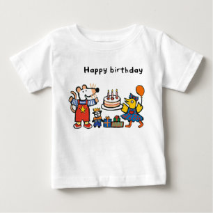 Camiseta De Bebé Cumpleaños personalizado de Maisy