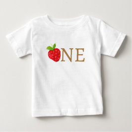Camiseta De Bebé Cumpleaños Primera Fresa Berry First 1st