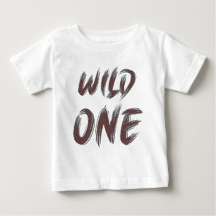 Camiseta De Bebé Cumpleaños Salvaje 1er año 