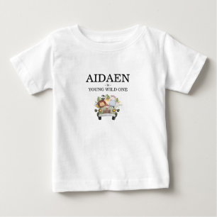 Camiseta De Bebé Cumpleaños Salvaje Uno Safari en la Jungla