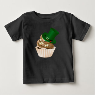 Camiseta De Bebé Cupcake con sombrero del día de San Patricio