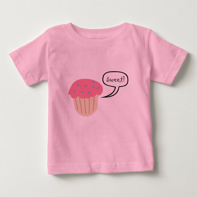 Camiseta De Bebé Cupcake Tee (Anverso)