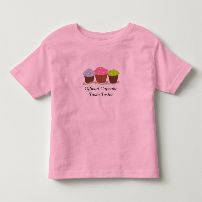 Camiseta De Bebé Cupcakes - Probador de Sabor (Anverso)