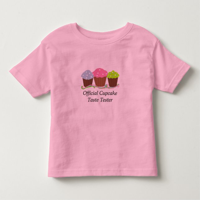Camiseta De Bebé Cupcakes - Prueba de sabores (Anverso)