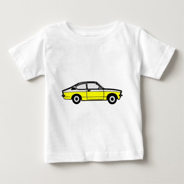 Camiseta De Bebé Cupé 1974 de Opel Kadett C (Anverso)