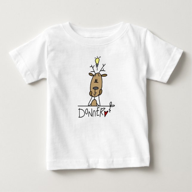 Camiseta De Bebé Cupid Reindeer Christmas Tshirts and Gifts (Anverso)