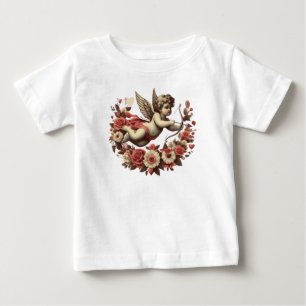 Camiseta De Bebé Cupido clásico/vintage el día de San Valentín