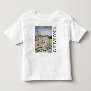 Camiseta De Bebé Cúpula de la roca   Western Wall Plaza, Jerusalén