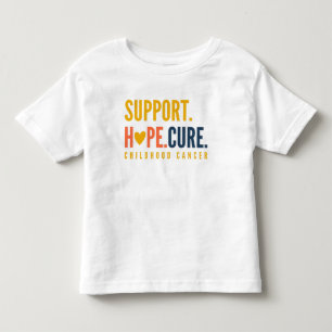 Camiseta De Bebé cura de esperanza de apoyo al cáncer infantil Todd